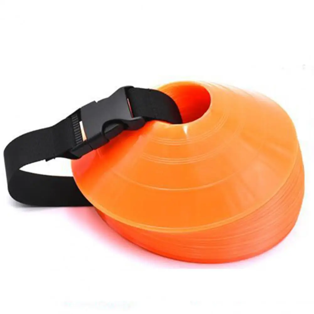 Sports Football Cones Durable Soccer Cones Impact Resistant Training Equipment with Flexible Nylon Strap Enhance Football Skills