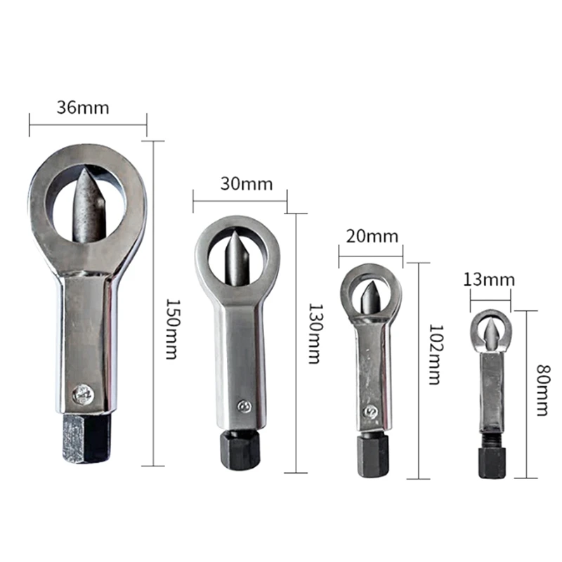 Conjunto Extrator De Porca Profissional, Rusty Nut Breaker, Ferramenta Removedor De Divisor, 9-27mm