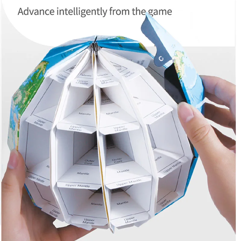 

Бумажная игрушка-пазл «сделай сам», английский студент, Когнитивная география, подарок, искусственная образовательная игрушка, Глобус