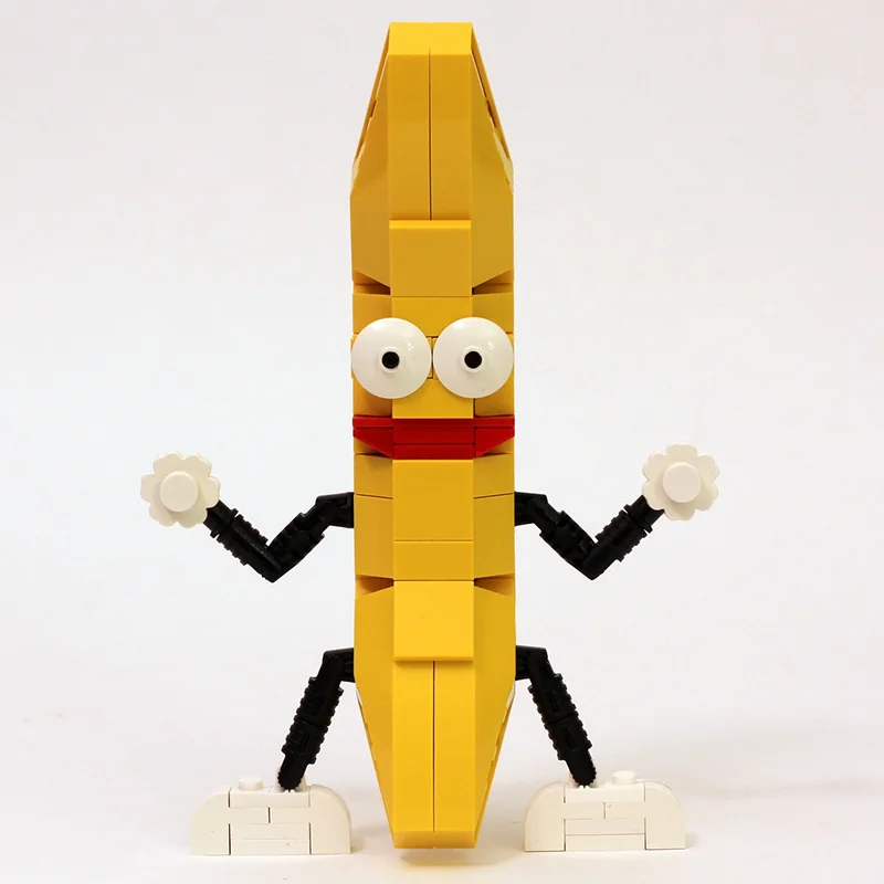 Creative Hot Toys Dancing Banana Building Block Trendy Fruit Dancing Banana People Children Favourite Puzzle Toys Fun Gifts