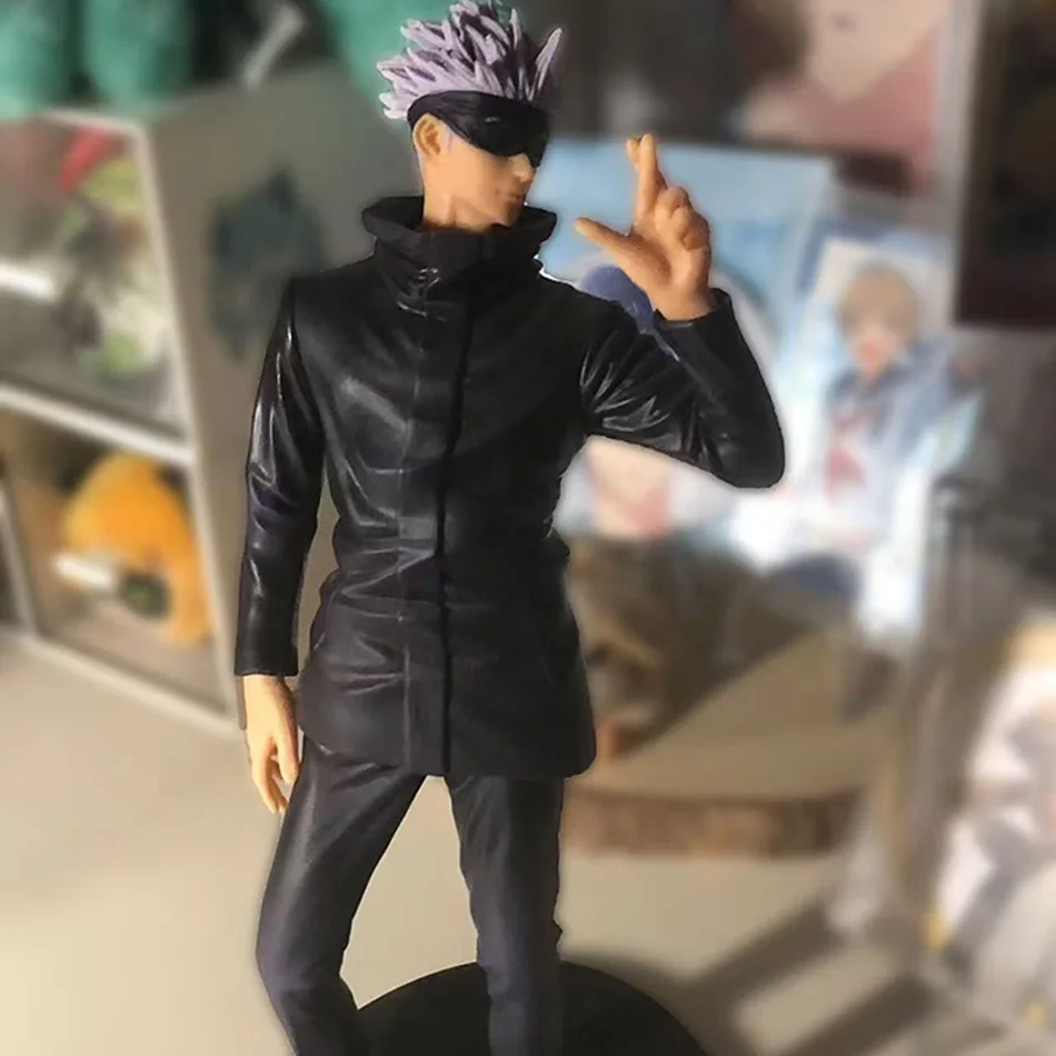 19cm Jujutsu Kaisen Anime-Figur Gojo Satoru Anime-Statue PVC-Actionfigur Sammlermodell Spielzeug Ornament Puppe – Detail 5