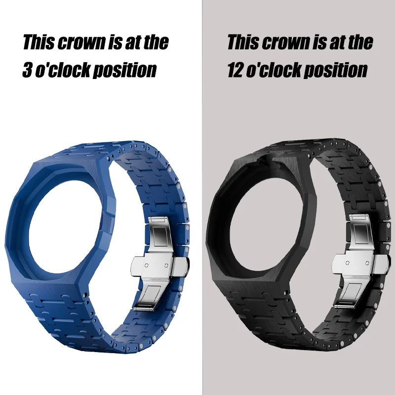 For Swatch X AP Royal POP Ceramic Band Biomaterials Watch Case Strap Luxury Modification Kit Pocket Changer To Wristwatch Cover