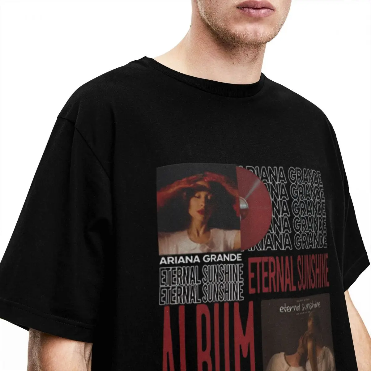 Men Women's Ariana 2024 New Eternal Sunshine Album ArianaGrande T Shirts Stuff album Cotton Tops T-shirt Creative Tee Shirt