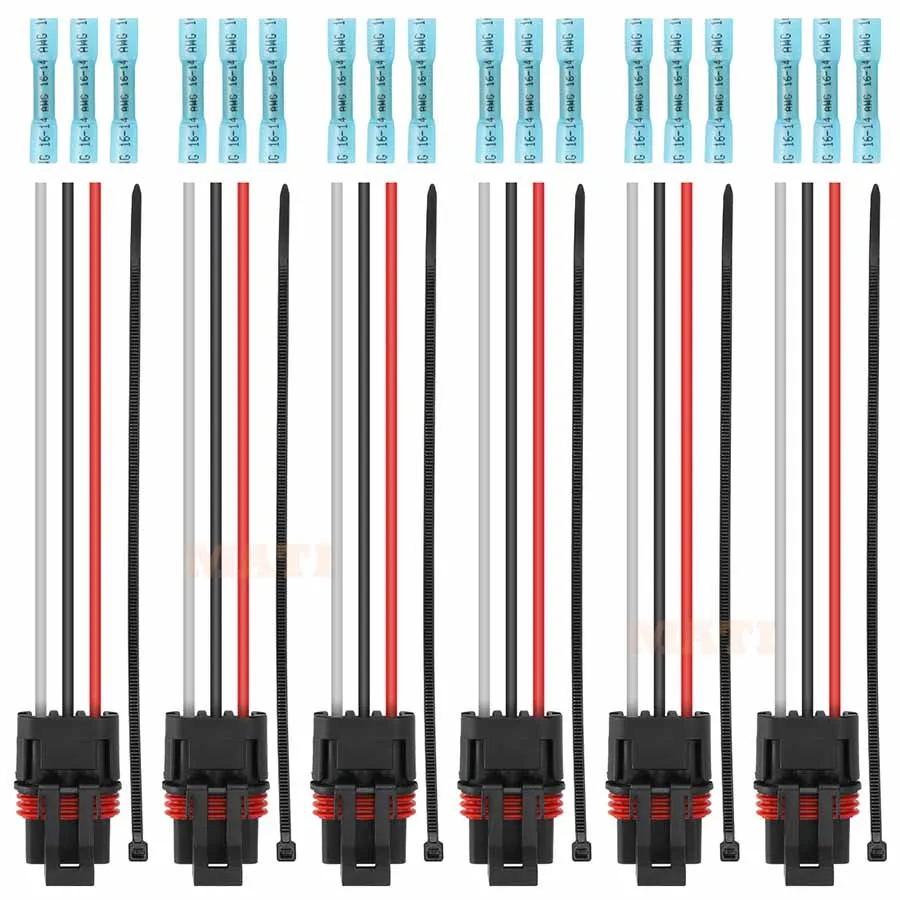 Pulse Bus Bar Power Plug Pigtail Connector for Polaris Ranger General RZR 1000 900 RS1 Turbo PRO EV 1500 PRO-XD (Red/Blue/Black)