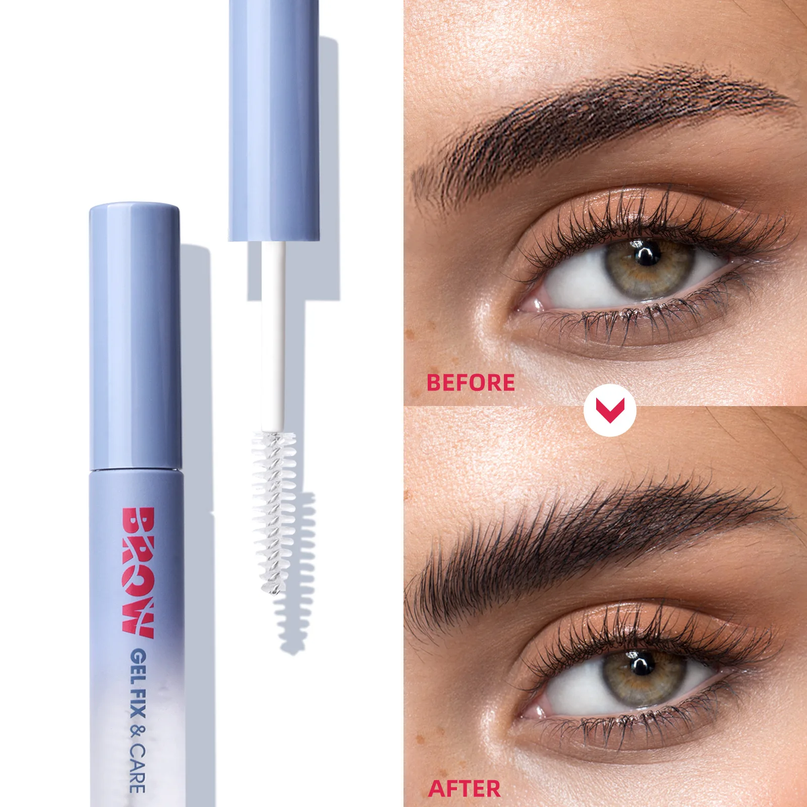 防水透明アイブロウジェルクリーム、長持ちナチュラルメイク、透明リキッドアイブロウペンシル、スタイリングクリーム化粧品