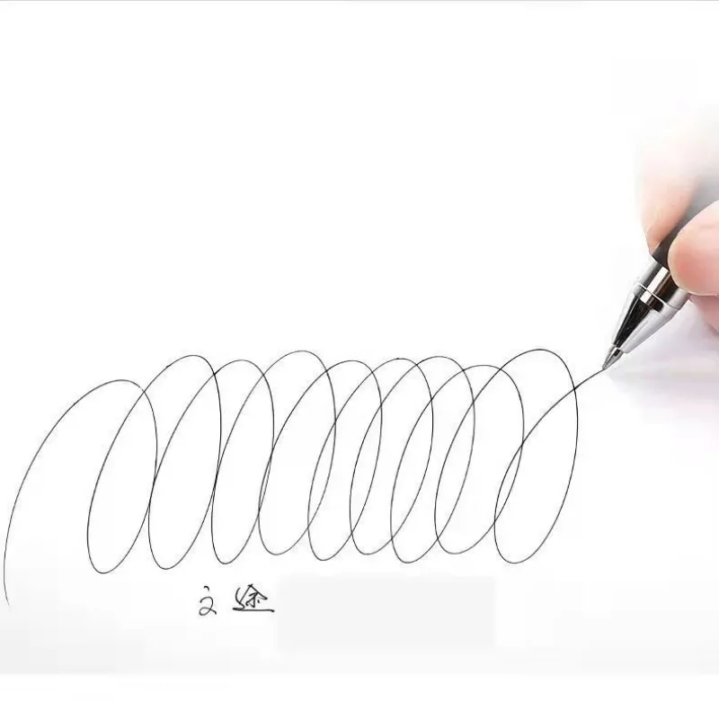 Bolígrafo en forma de bala de 0,5mm, herramienta de escritura, juego de bolígrafos de Gel, suministros escolares, papelería de oficina, color negro, azul y rojo