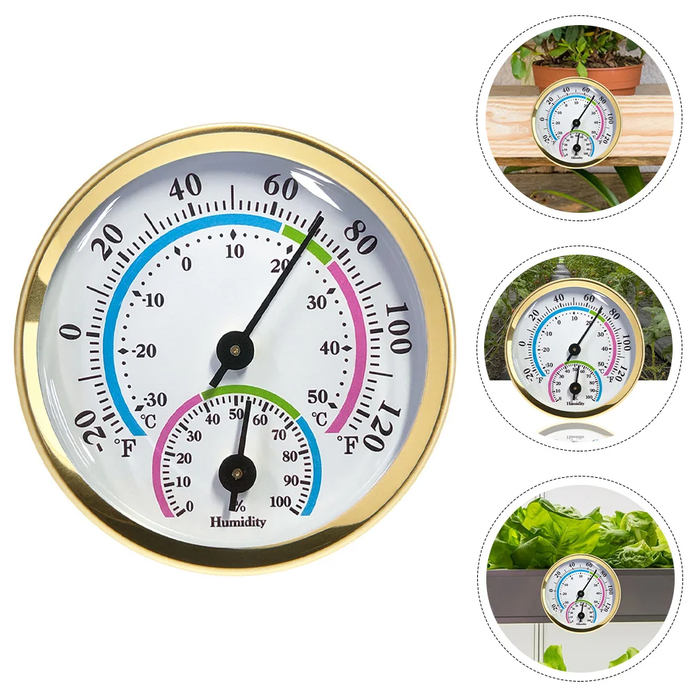 Thermometer Weather Hygrometer Outdoor for Home Indoor Humidity Gauge Wall Temperature