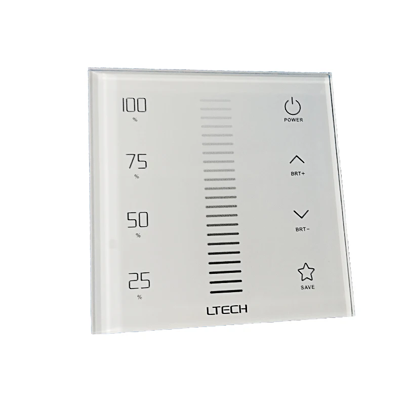 

LED 0-10V Dimmer AC 100V-240V 5050 2835 Strip Lights Wall Touchable Panel Dimmer Work with 0-10V Dimming Driver