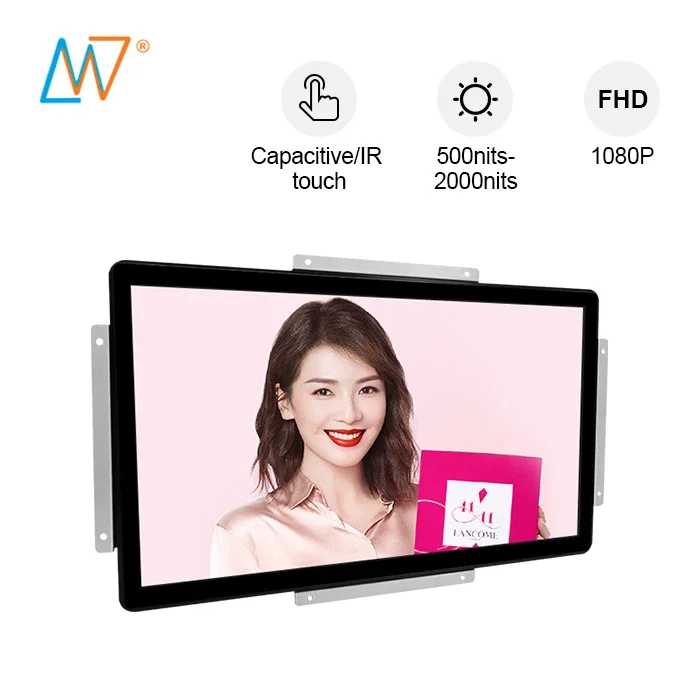 

24 Inch Open Frame 12V High Brightness Display 1000 Nit To 1500 Nits USB Outdoor Touch Screen Kiosk Monitor