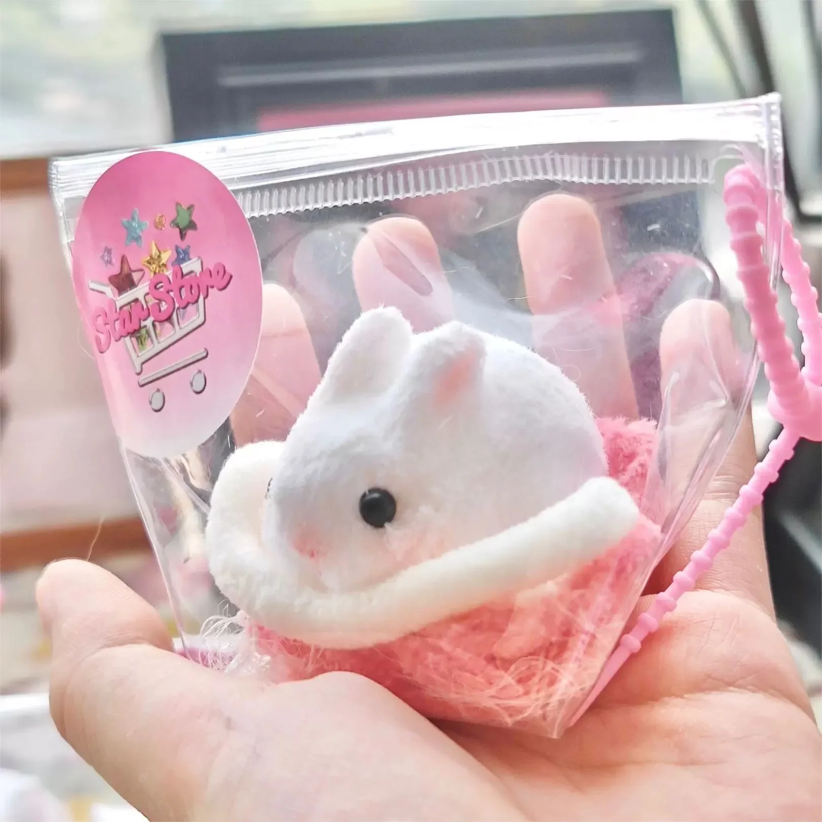 

Squishy Silicone Taba Squishy Rabbit Mushy Handmade Cute Rabbit Bunny Tabby Animal Relieve Stress Hand Relax Gift