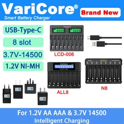 New original LiitoKala Lii-600 Battery Charger For Li-ion 3.7V NiMH 1.2V battery Suitable 18650 26650 21700 26700 AA AAA