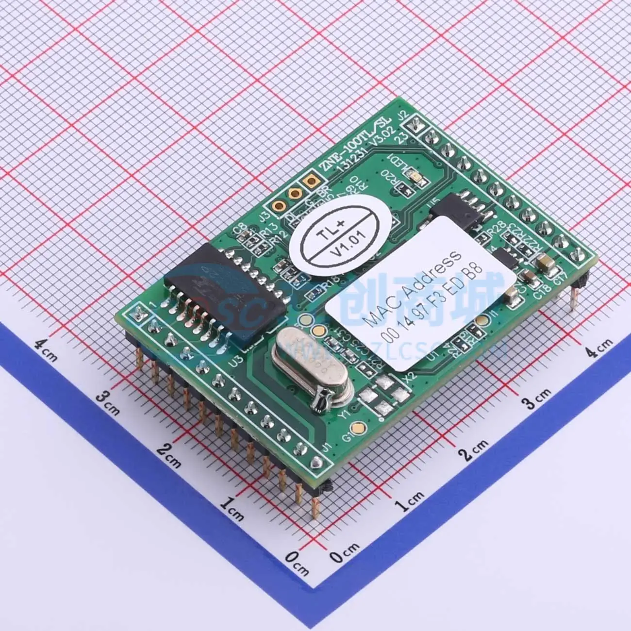 ZLG ZNE-100TL Ethernet Module 4.75V-5.25V