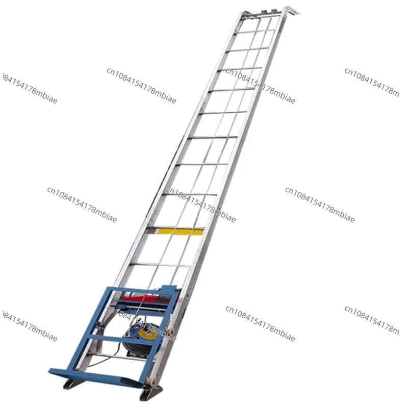 Quickly Assemble Wire Rope Hoist Alum Electric Ladder Lift Panel Solar Lift 4-19m