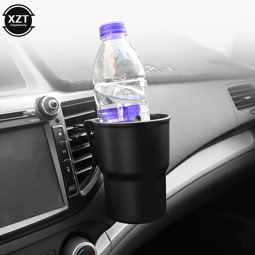 

Universal Car Cup Holder Hanging Air Vent Outlet Door Mount Bottle Drinks Holder Phone Stand Trash Can Multifunctional Box