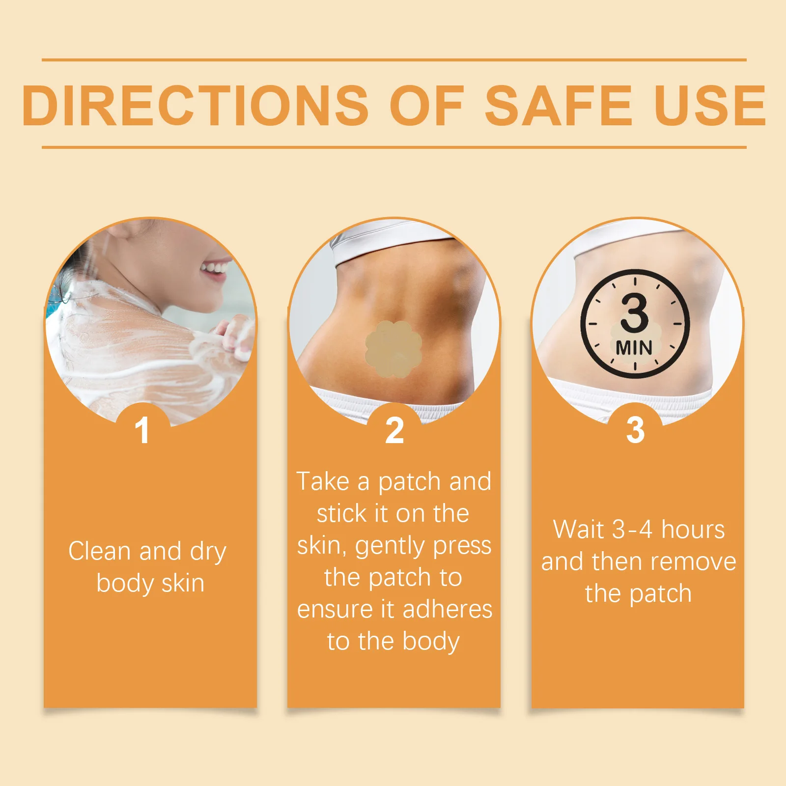 

Bee Venom Body Shaping Patches Firm Sagging Skin Lift Contour Promote Blood Circulation Breathable Portable Body Firming Patch