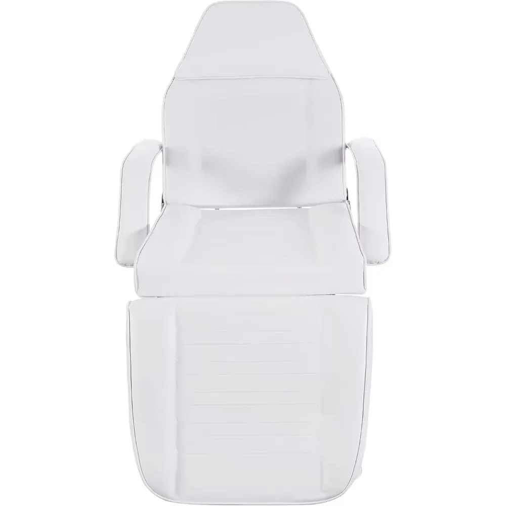 Sillón de pedicura. Sillón para tatuajes, 360 °   Cama de tatuaje ajustable giratoria, silla facial multiusos con bomba hidráulica, facial