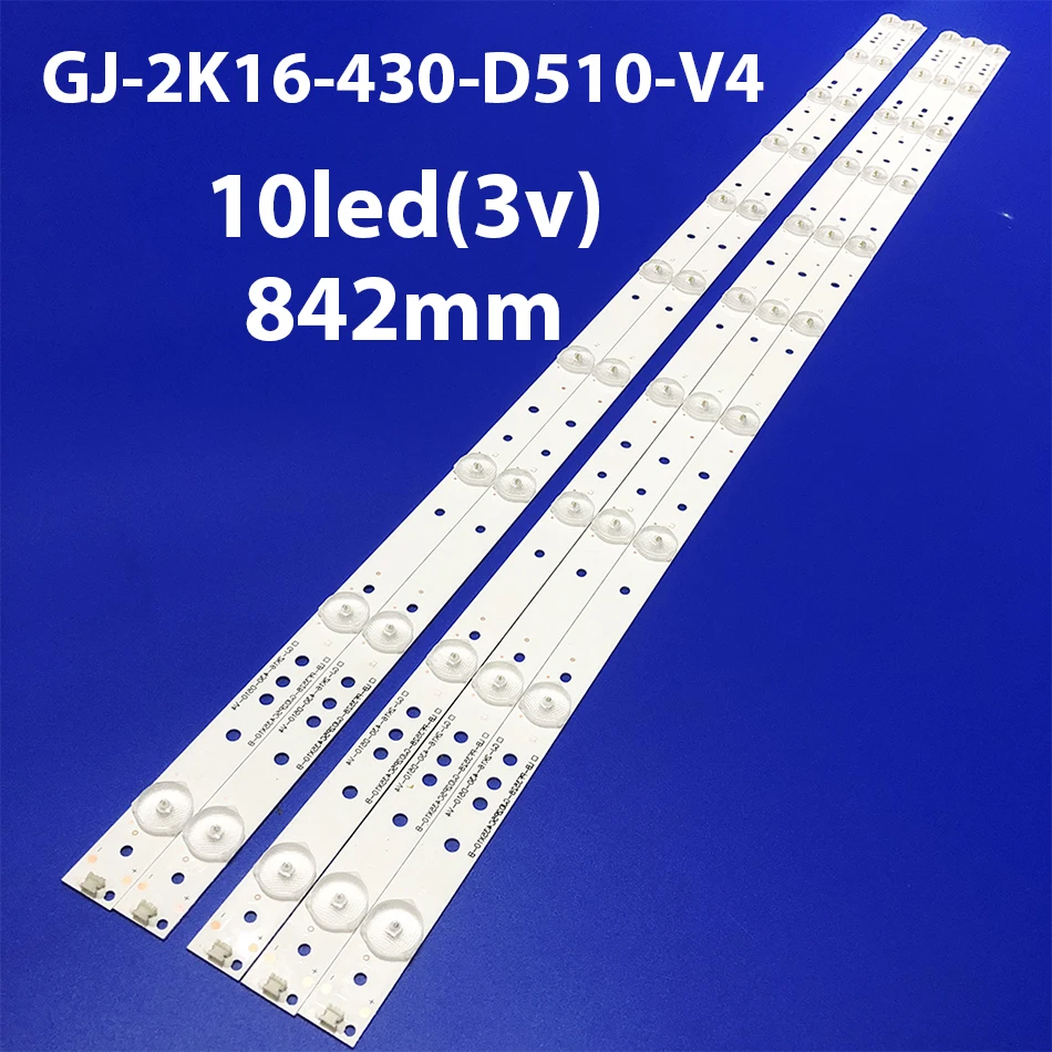 (10LED) LED Backlight Strip Lb43101 V0_01 LB43015 V0-03 For L42F220B L42P60BD L42F3250B LVF420AUBK 43LH500T TPT430H3-DUYSHA.G