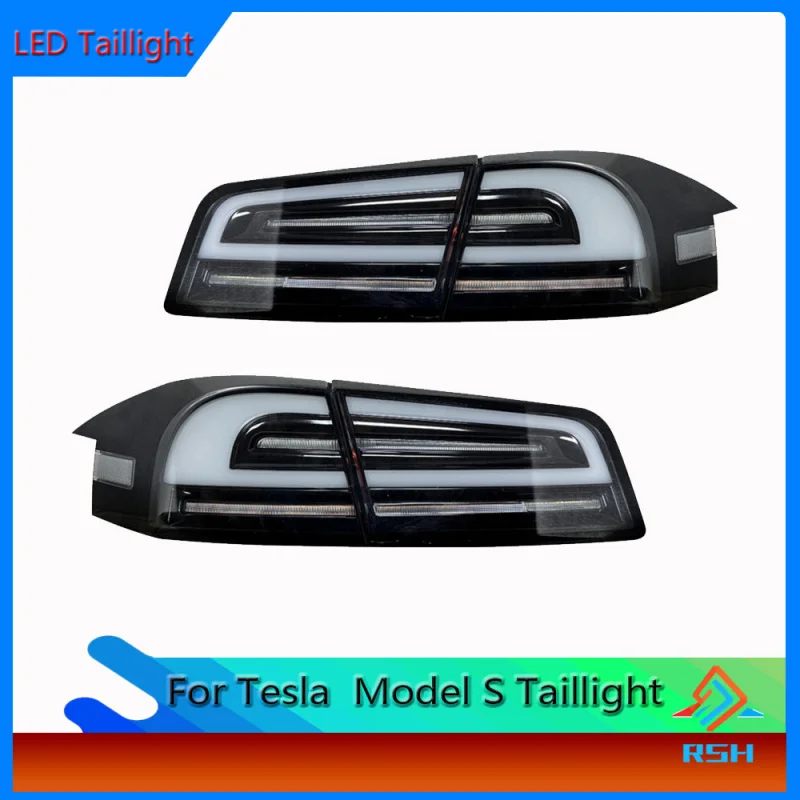 

Светодиодный задний фонарь для Tesla Model S в стиле Venom с указателем поворота, противотуманным и стоп-сигналом, установка по принципу "подключи и работай".