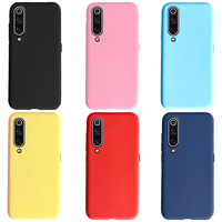 Frosted Phone Case For Xiaomi Mi 9 SE Mi A1 A2 A3 6 8 9 SE 9T 10 10T 11 mi8 mi9 mi10 lite pocophone F1 Silicone TPU Back Cover