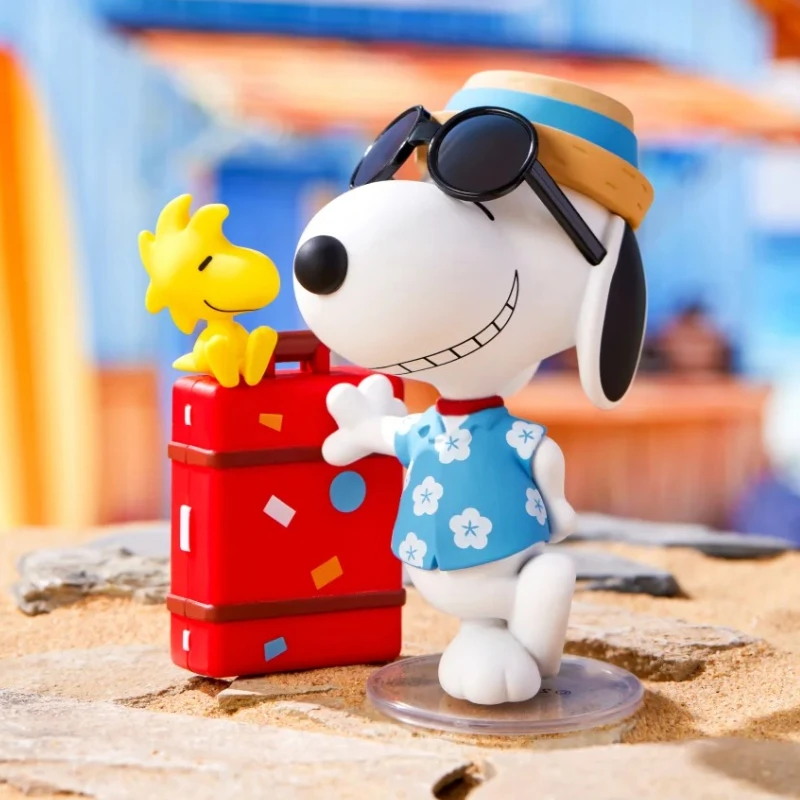

Ручная слепая коробка серии Snoopy Travel Companion MINISO 2025, подарок на день рождения