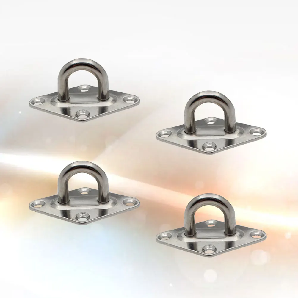 

4Pcs 5Mm Stainless Steel Rhombus Door Latch Easy Install Heavy Duty Lock for Sliding Doors Cabinets Drawers Furniture Bending