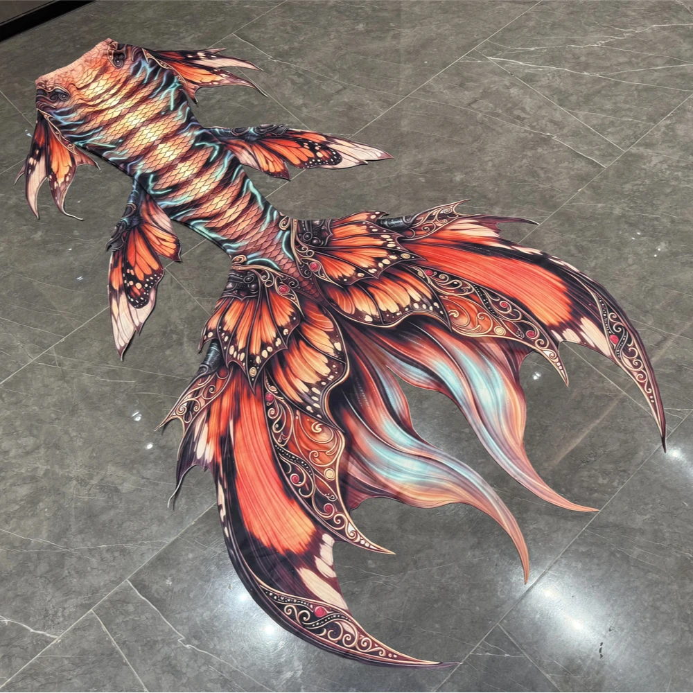Aquarium - Mermaid Tail Swimsuit Women Butterfly Wing