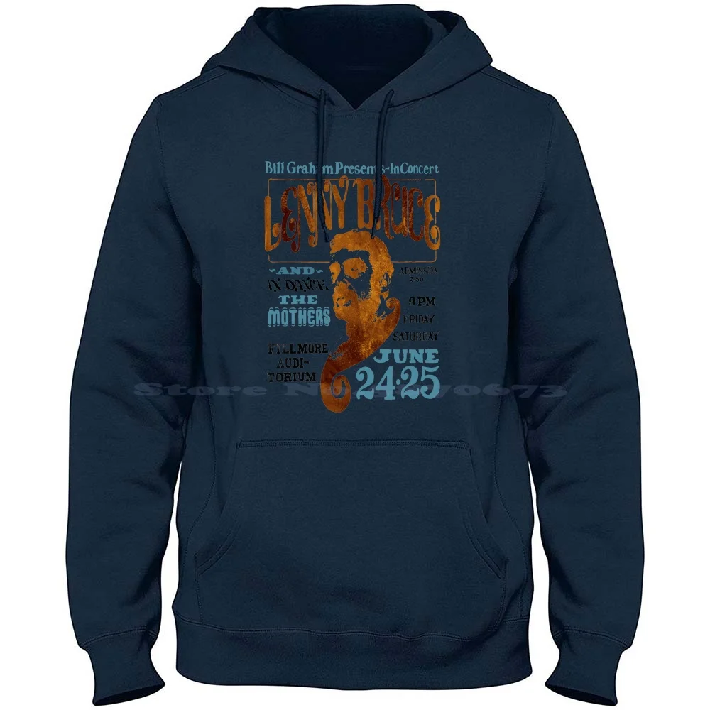 Lenny Bruce-In Concert 100% Cotton Hoodie T Shirt Thebluebox115 Lenny Bruce Bob Dylan Bill Hicks George Carlin Robin Williams