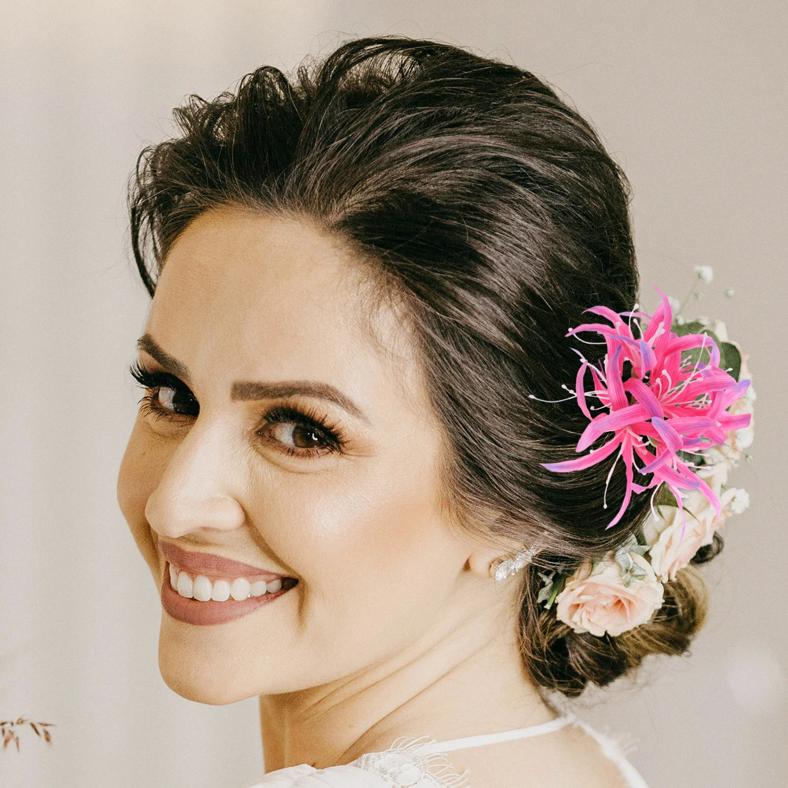 

Flower Shaped Hair Barrette Clip Performance Party Hair Accessory Decorative Hairpin Flower Hairpin