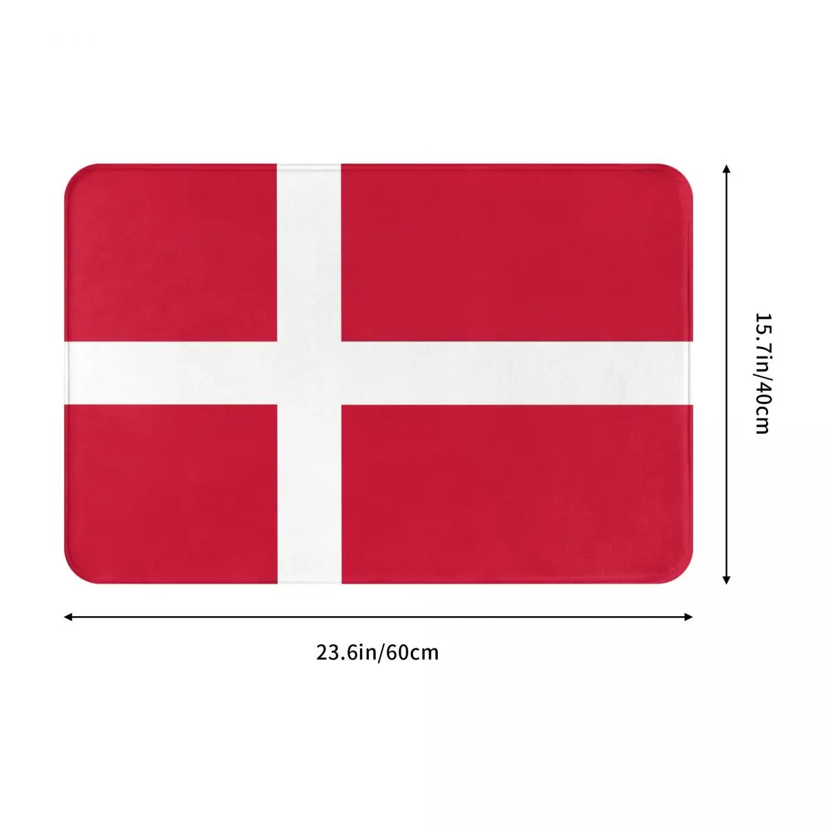 National Flag Non-slip Doormat Denmark Bath Kitchen Mat Outdoor Carpet Home Pattern Decor