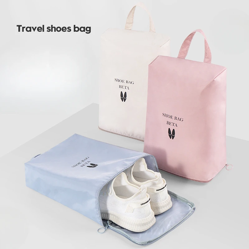 

Portable Shoe Storage Bags Shoe Cabinet Storage Organizer Shoe Organizer for Traveling Luggage Packing Bags Dormitory Supplies