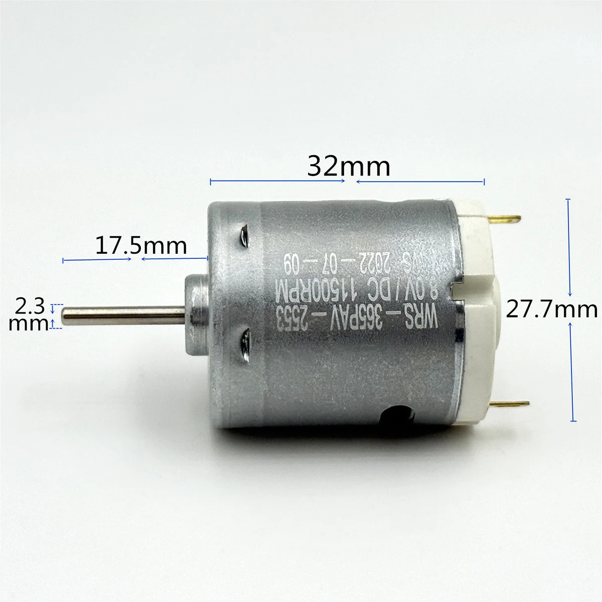 Mini RS-365PAV-2553 Round Motor DC 3V 6V 9V 12V High Speed Motor Carbon Brush Strong Magnetic Motor for Electric Tools