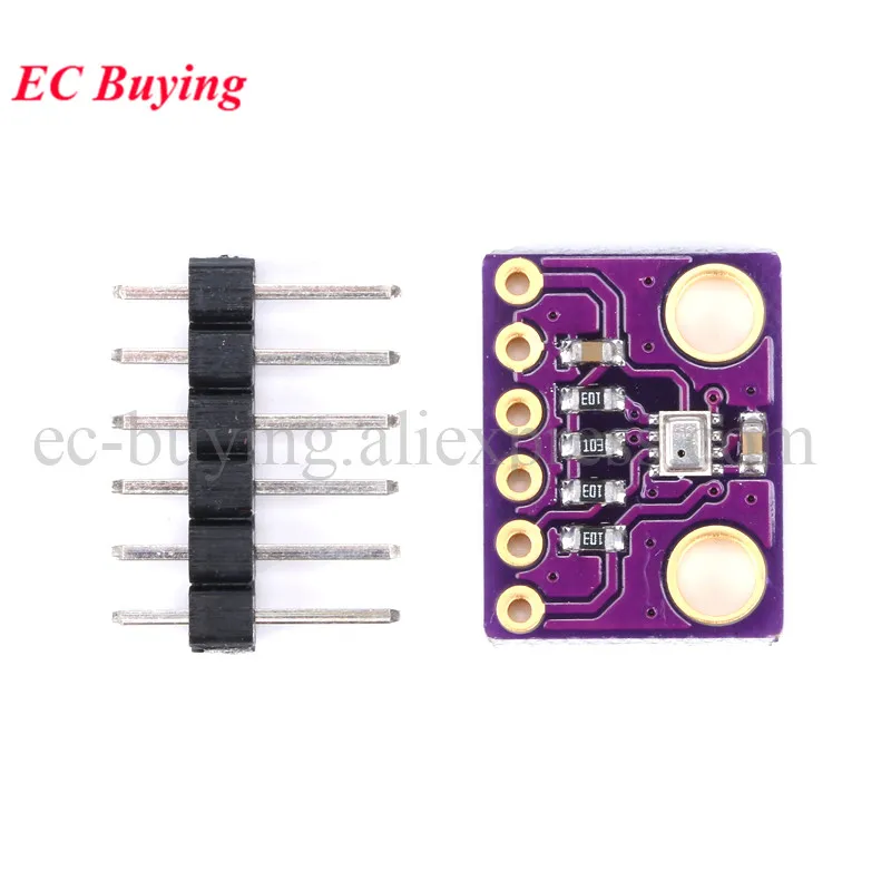 10 pces/1pc GY-BMP280 3.3v bmp280 módulo sensor de pressão atmosférica de alta precisão para arduino i2c iic interface spi