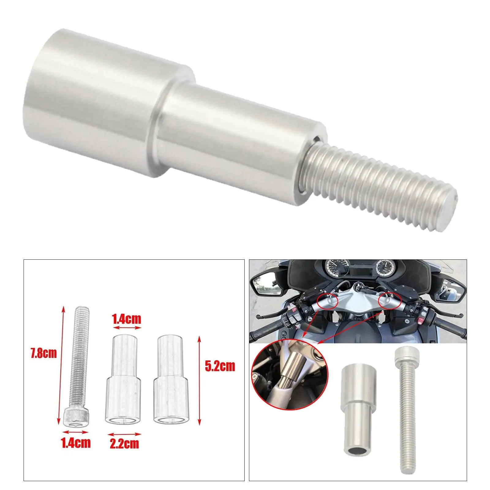 Bracket Holder Handle Extension Bar for K1600GT K1600GTL R1200RT