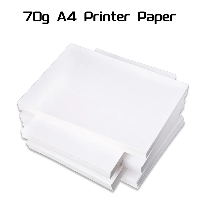 A4 Copy Paper, Printer Paper, Multipurpose, Printer Paper 8.27X11.69 Inch White, White Paper,Office Supplies(500 Sheets)