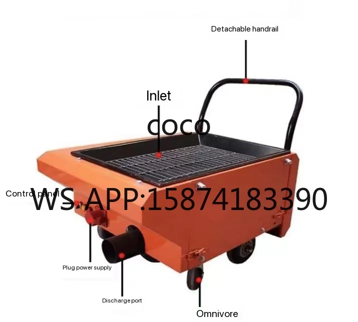 2024 Model Mini Small Concrete Pump, Efficient Operation & Flexible Movement