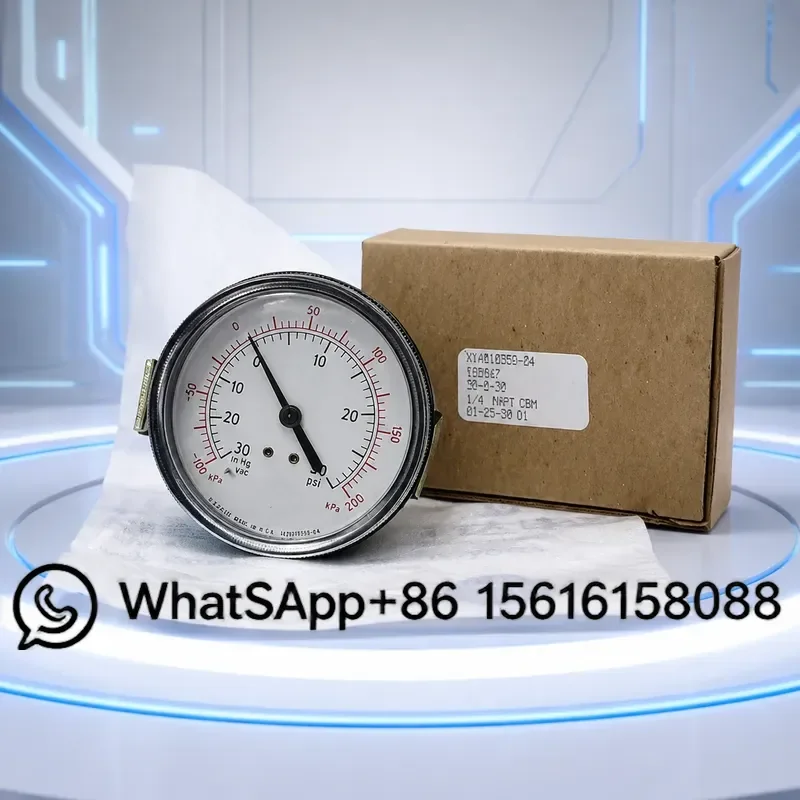 HVAC Pressure Gauge Replacement Part for Air Conditioner System Accessory Compatible with X14010369-04 Model High Precision