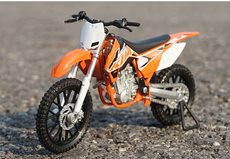 Welly 1:18 KTM 450 SX-F Alloy Motorcycle Model Diecast Metal Toy Motorcycle Model High Simulation Collection Children Toys Gift