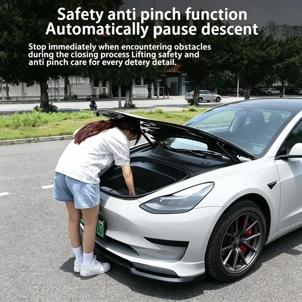 HighCity for Tesla Model 3 Y 2020-2025 Hood Soft Close Engine Hood Electric Automatic Lock Car Suction Latch Anti-Pinch System view 5