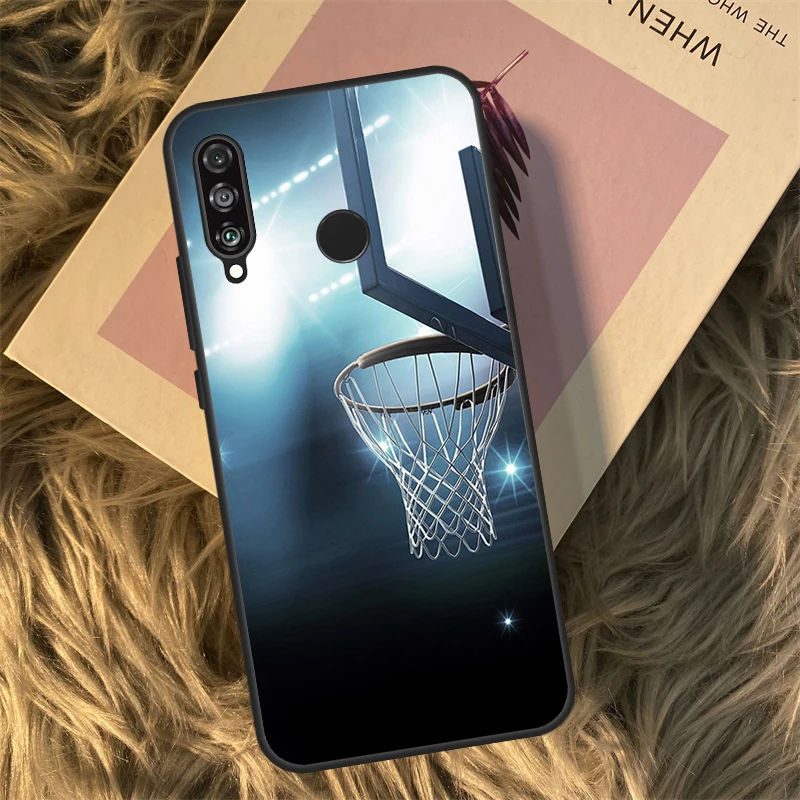 Funda de baloncesto para Huawei P40 P30 Lite P20 P50 Pro P Smart 2021 Nova 5T Honor X8 X9 50 70 X9a Coque