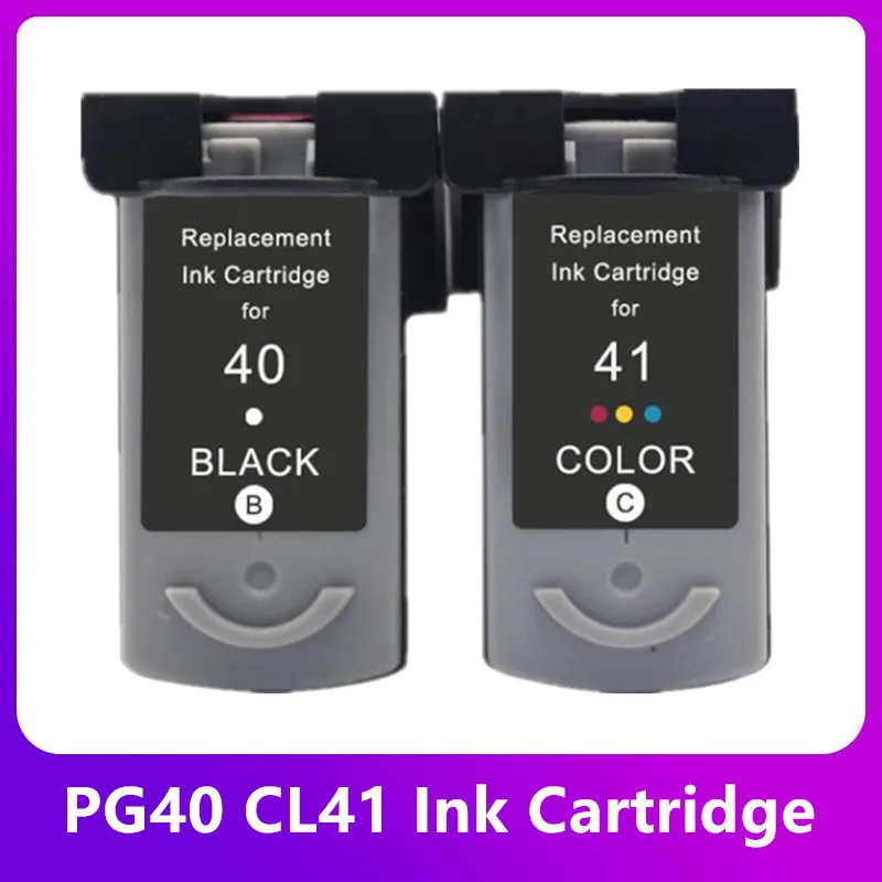 PG40 CL41 Kompatybilny wkład atramentowy do drukarki canon PG 40 41 pg-40 cl-41 iP1600 iP1200 iP1900 MP140 MP150 MX300 MX310 MP160