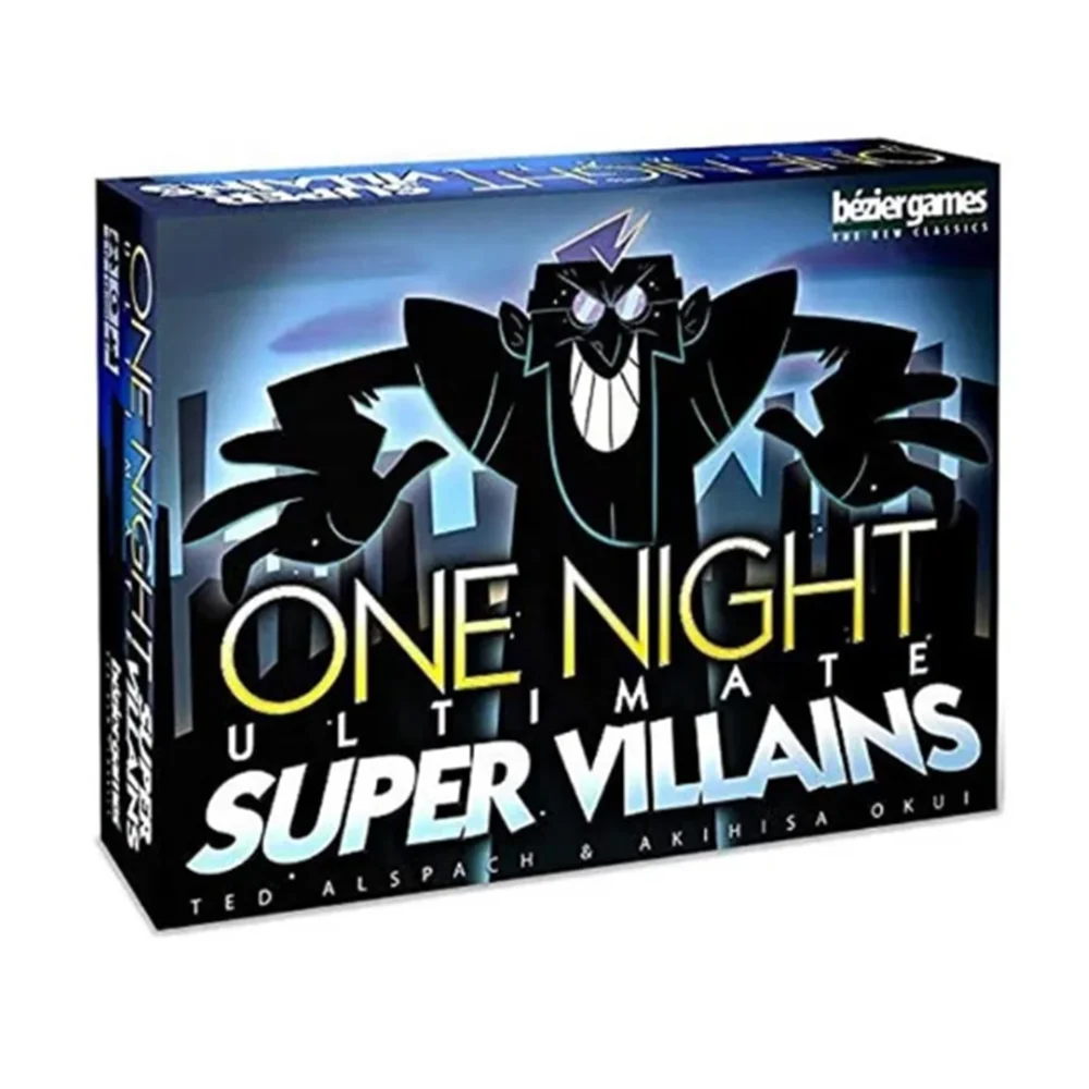 One Night Ultimate Werewolf Cards Collection Board Game Alien Super Villains Edition Deck For Party Playing