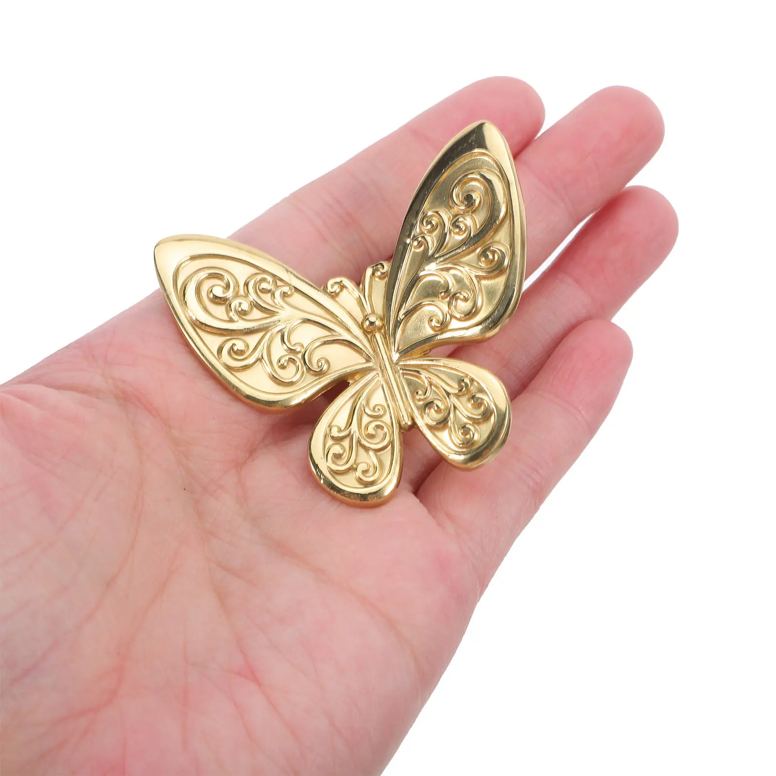 

Винтажные латунные ручки-бабочки для ящиков, шкафов, комодов, кухонной мебели, фурнитура и аксессуары