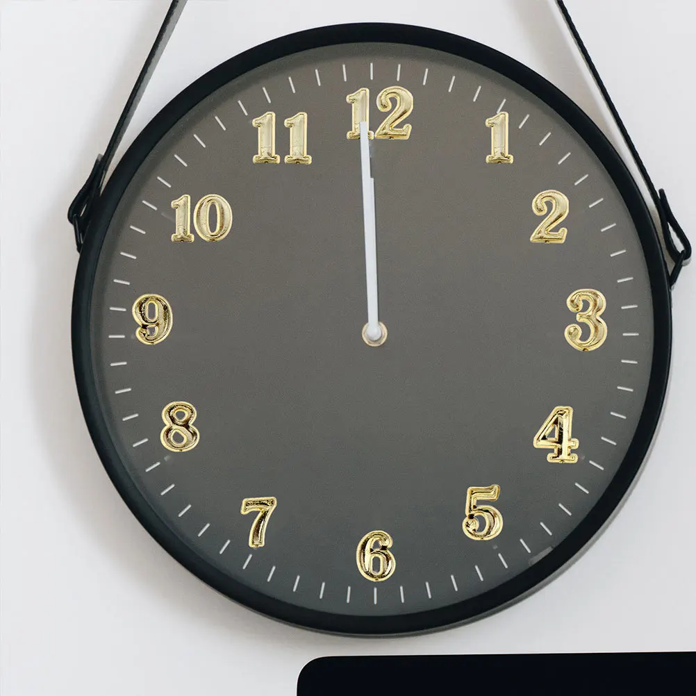 

3Sets Clock Dial Accessories Elegant Easy Install Wall Clock Number Replacement Arabic Numerals Kit for DIY Decoration