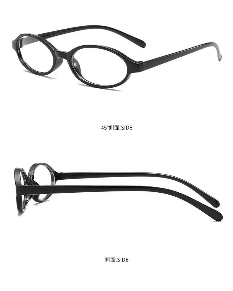 Vintage Ovale Brille Y2K Damen Farbverlauf Grüner Rahmen Schmale Kleine Brille Mädchen Outdoor Mode-Accessoire Mit Seaside-Driving-Brille – Detail 11