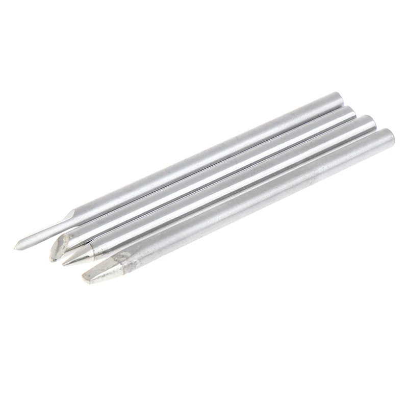 4pcs Soldering Iron Tip 30w 40w 60w For External Heat Soldering Irons Copper Head Replaceable Welding Tips