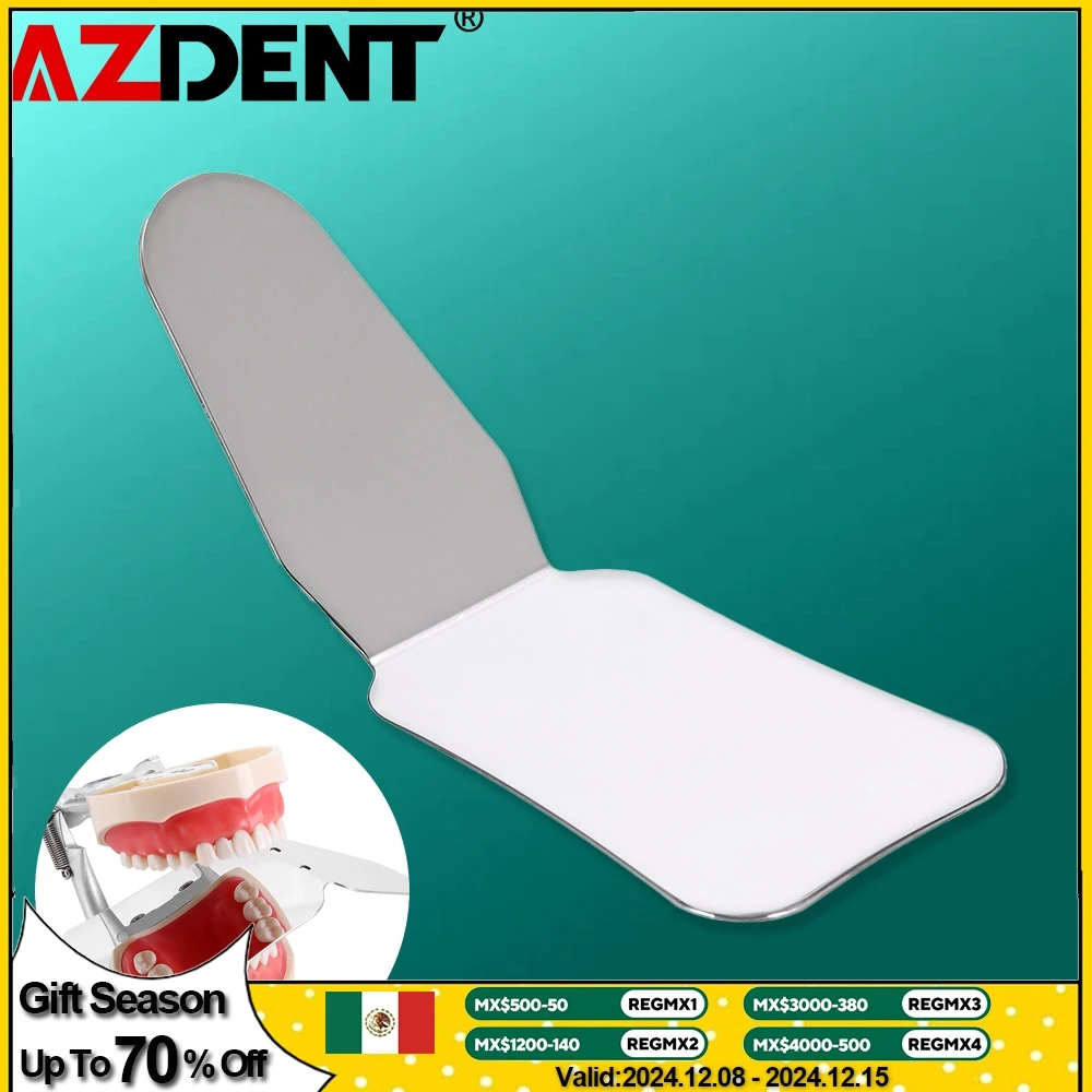 1pc Azdent  Dental Stainless Steel Photography Mirrors Autoclavable Intra-Oral Orthodontic Reflector