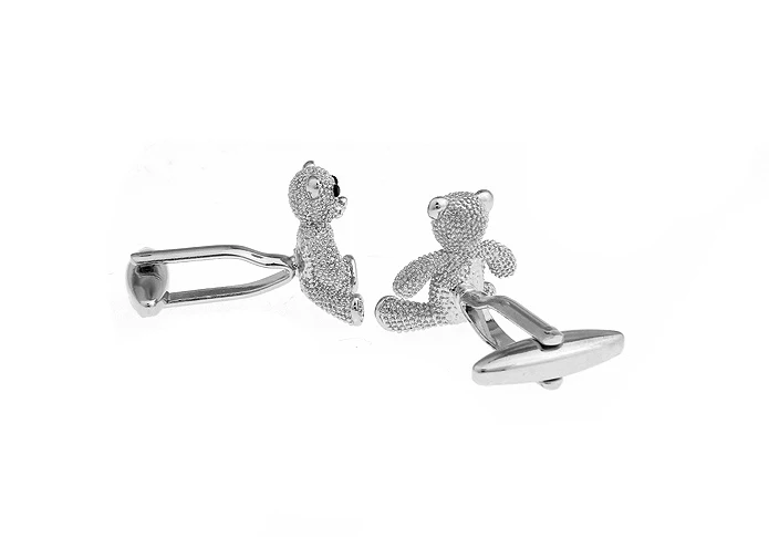 iGame Fashion Cuff Links Brass Material Cute Bear Design  