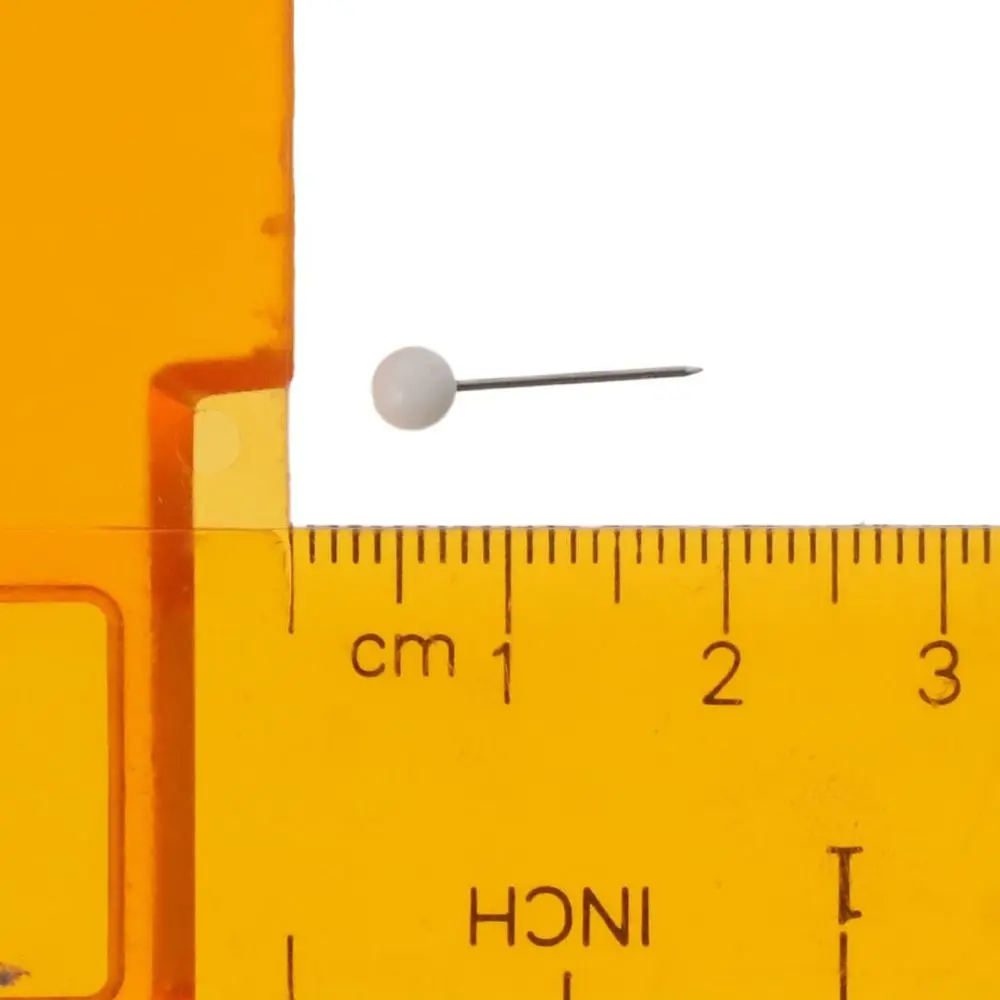 500PCS Office Supplies White Push Pins Plastic 1/8-Inch Map Tacks Round Head Decorative Thumb Tacks for Bulletin Board Map Tacks