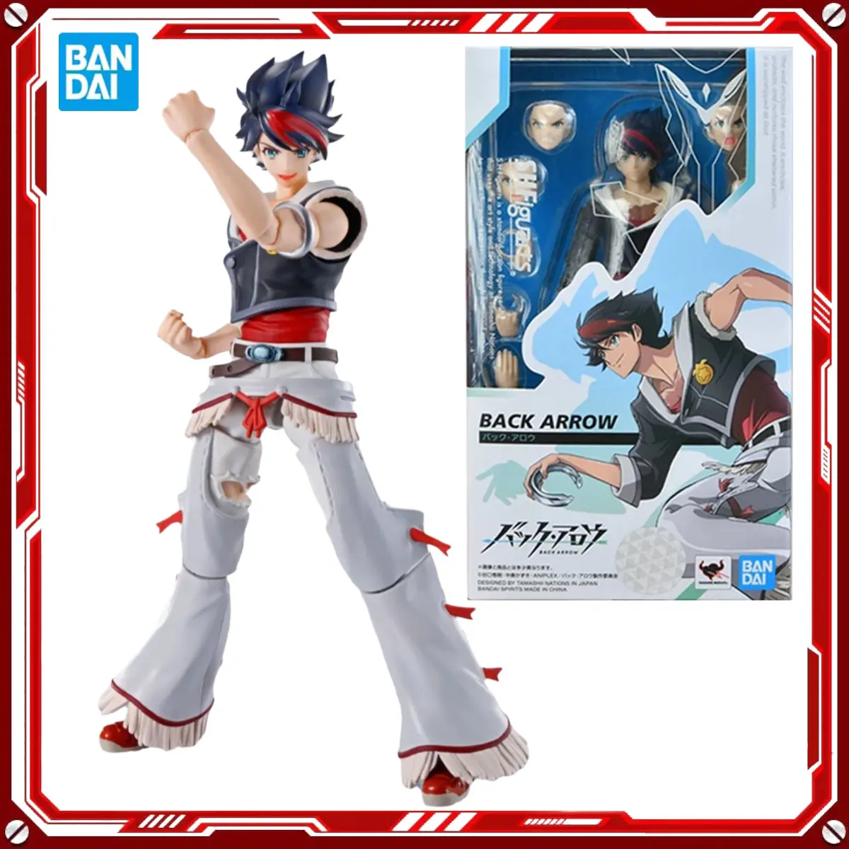 

Bandai Genuine Back Arrow Model Kits Back Arrow Toys SHF Action Figure Assembly Model Gift for Kids School Christmas present