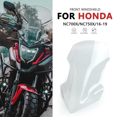 For Honda NC700X NC750X NC 750 700 X NEW Windscreen Screen Windshield Motorcycle Accessories NC750 NC700 Wind Deflectors 16-2019